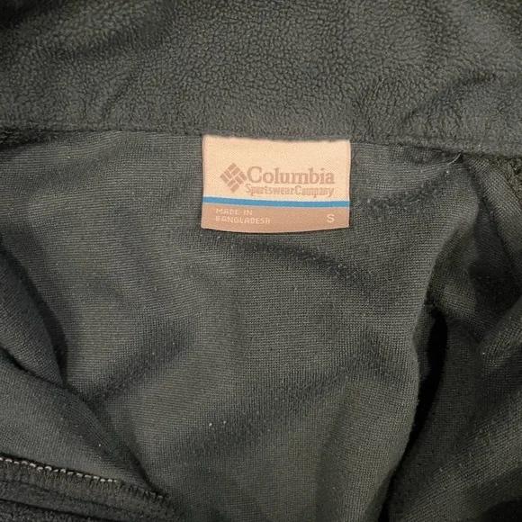 Light weight Columbia Men's Dark Green Zip-Up Sweater size S - Picture 2 of 3